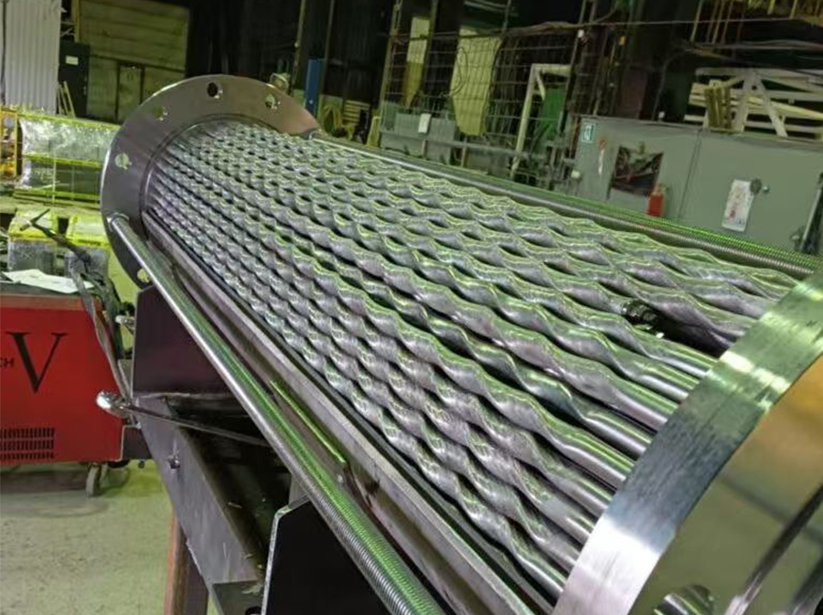 螺旋扁管成型机，扭曲管成型机